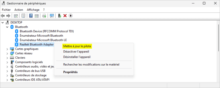 Le Bluetooth A Disparu De Mon Pc